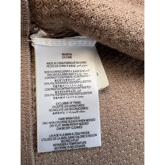 New BCBG Women Top XS Cropped Shrug Cardigan Short Sleeve Designer $248 now $99 - Picture 8 of 9